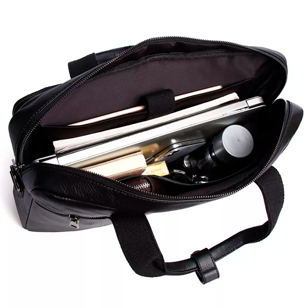 Mala Masculina de Couro Genuíno - Estilo e Praticidade para o Seu Dia a Dia